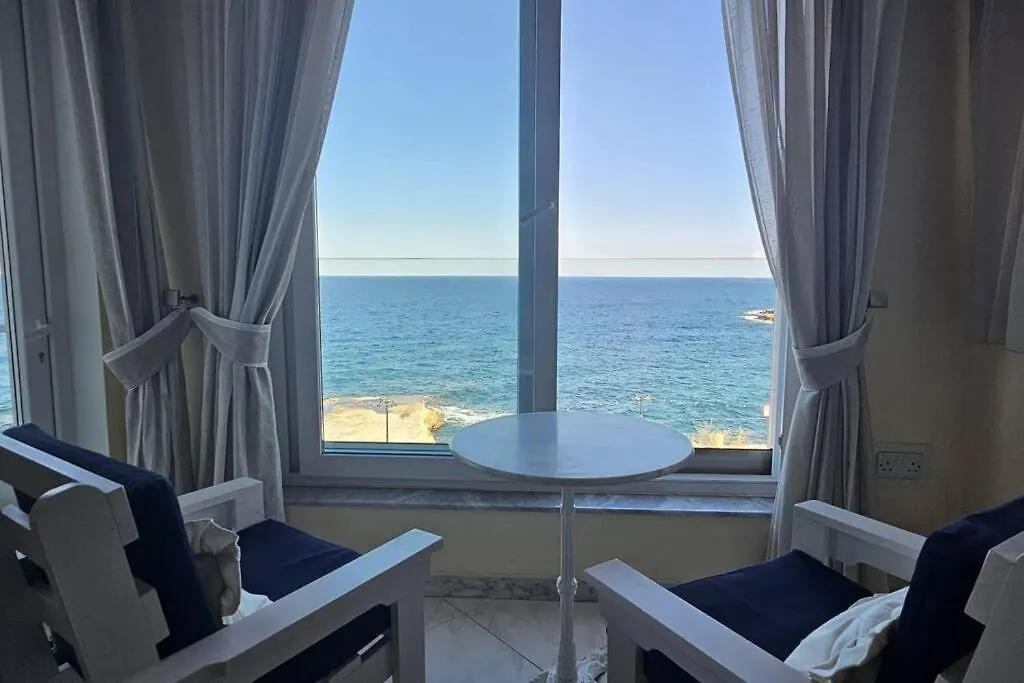 Apartamento Front Sea View 3 Bedroom 2 Bathrooms At Sliema Beach Promenade S7 Malta